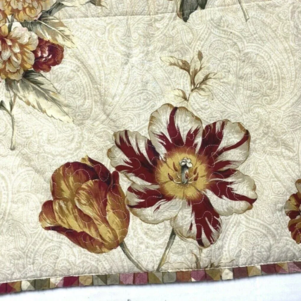 2 Discontinued Luxury Valances Curtains Floral